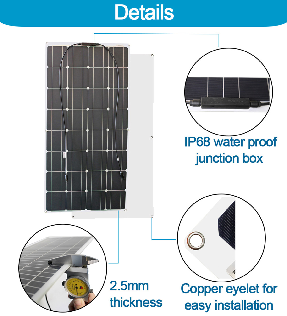 แผงโซลาร์เซลล์ 100W 200W 12V โ - Solar Panel 200W บทวิจารณ์และราคา
