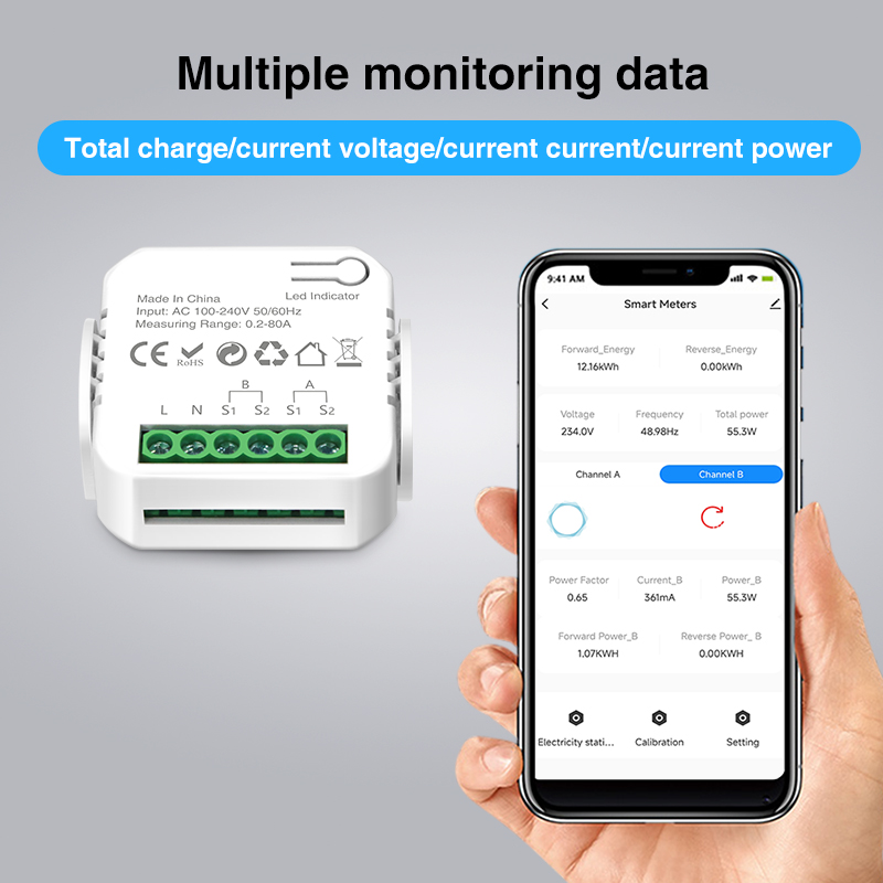 Tuya สมาร์ท Wifi เครื่องวัดพลั - Energy Monitor Meter บทวิจารณ์และราคา