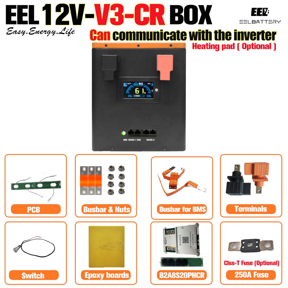 กล่องแบตเตอรี่ลิเธียมไอออน DIY - Lithium Battery 12V บทวิจารณ์และราคา