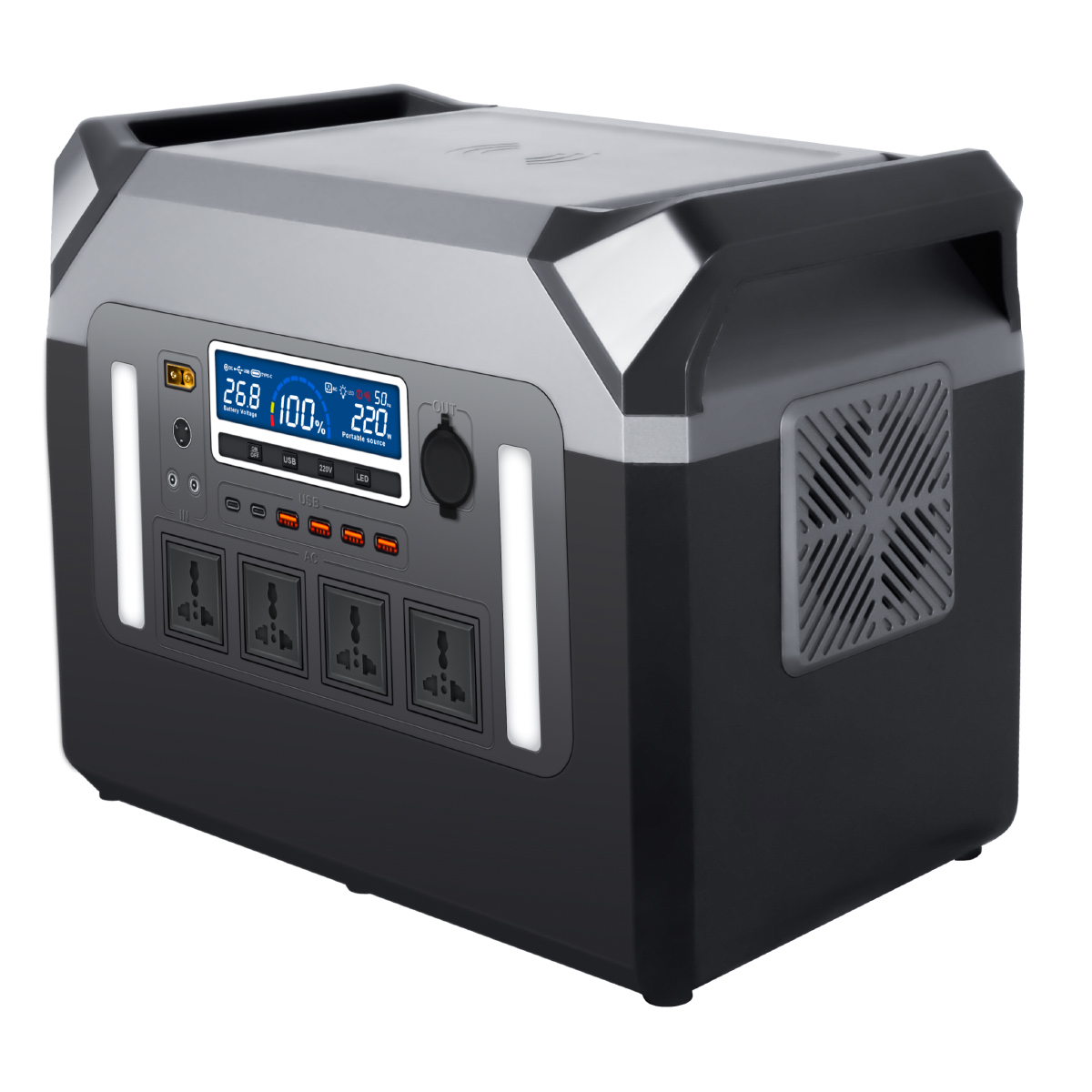สถานีไฟฟ้าพกพา 3000W เครื่องกำ - Solar Generator บทวิจารณ์และราคา