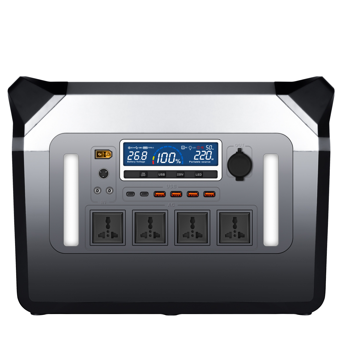 สถานีไฟฟ้าพกพา 3000W เครื่องกำ - Solar Generator บทวิจารณ์และราคา