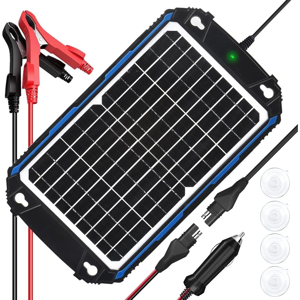 เครื่องชาร์จแบตเตอรี่พลังงานแส - Solar Panel บทวิจารณ์และราคา