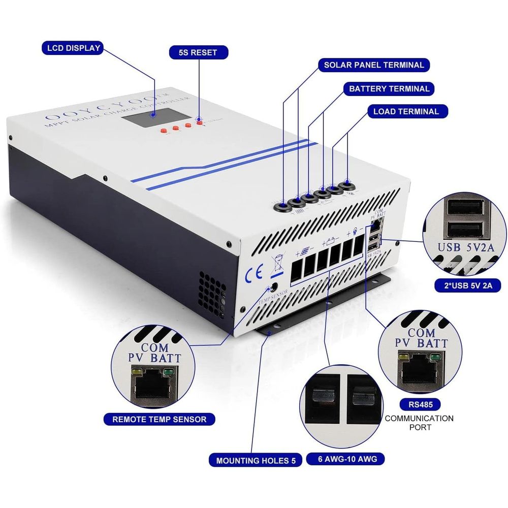 ตัวควบคุมการชาร์จพลังงานแสงอาท - Charge Controller Solar บทวิจารณ์และราคา