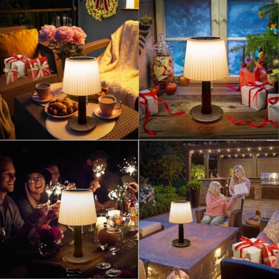 โคมไฟตั้งโต๊ะพลังงานแสงอาทิตย์ - Solar Lamp บทวิจารณ์และราคา